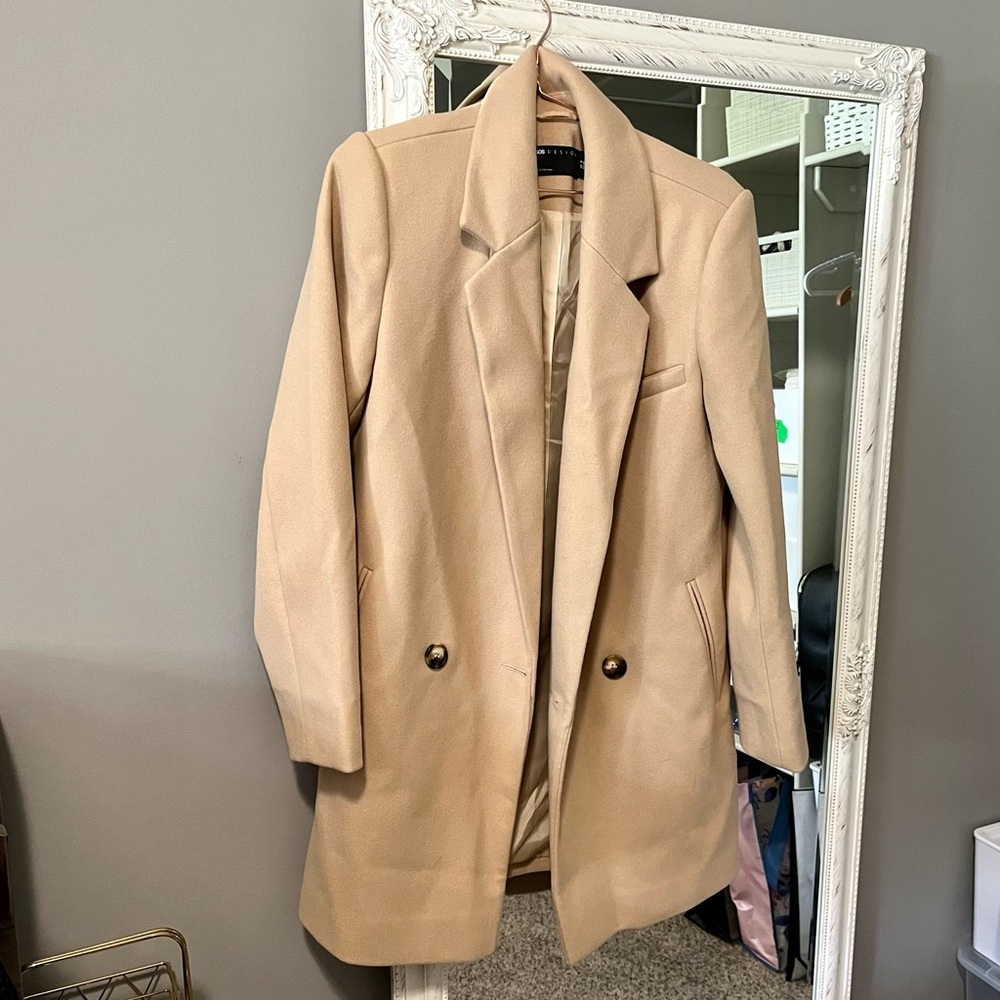 ASOS Boyfriend Coat - NWOT - Picture 3 of 9